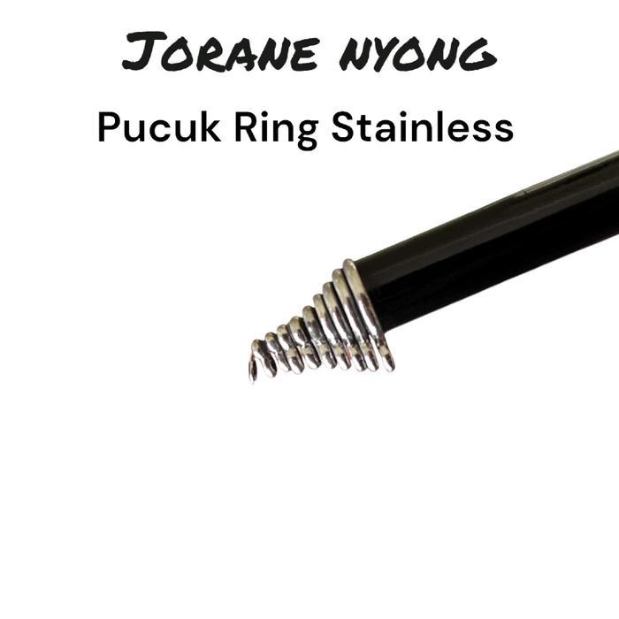Joran Tegek Ogawa Kirin Ring Alumunium (kolong wd) + sungu / Tanduk wd - Pucuk Stainless, 360