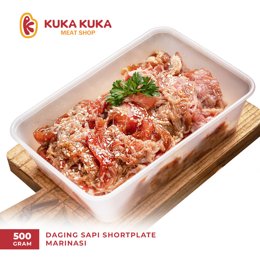 Daging Sapi Marinasi Teriyaki / Bulgogi / Blackpepper / BbQ US Beef Slice /  Daging Sapi Bumbu 500gr