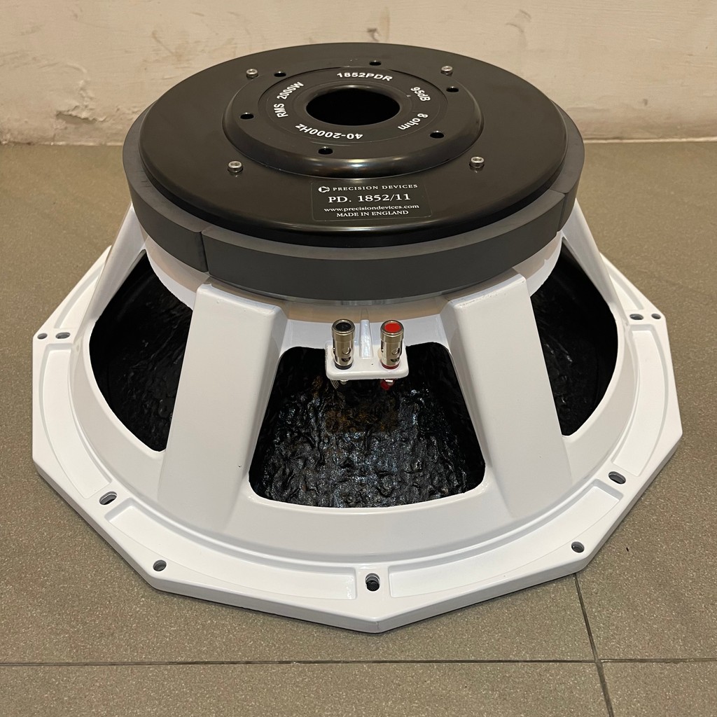 speaker komponen pd1852 double dumper double spider speaker sub 18 inch