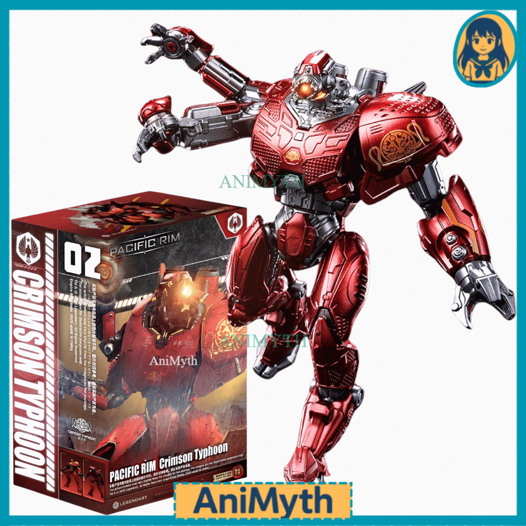 Action Figure Pacific Rim Crimson Typhoon 02 Mainan Robot Model Kit