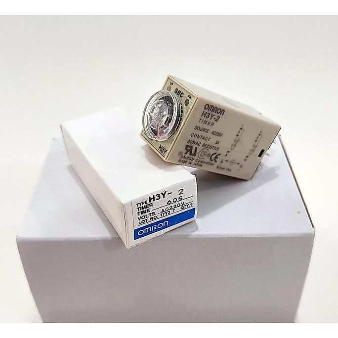 Pilihan - Timer Delay Rellay H3Y H3Y-2 Dpdt Relay H3Y2 Omron