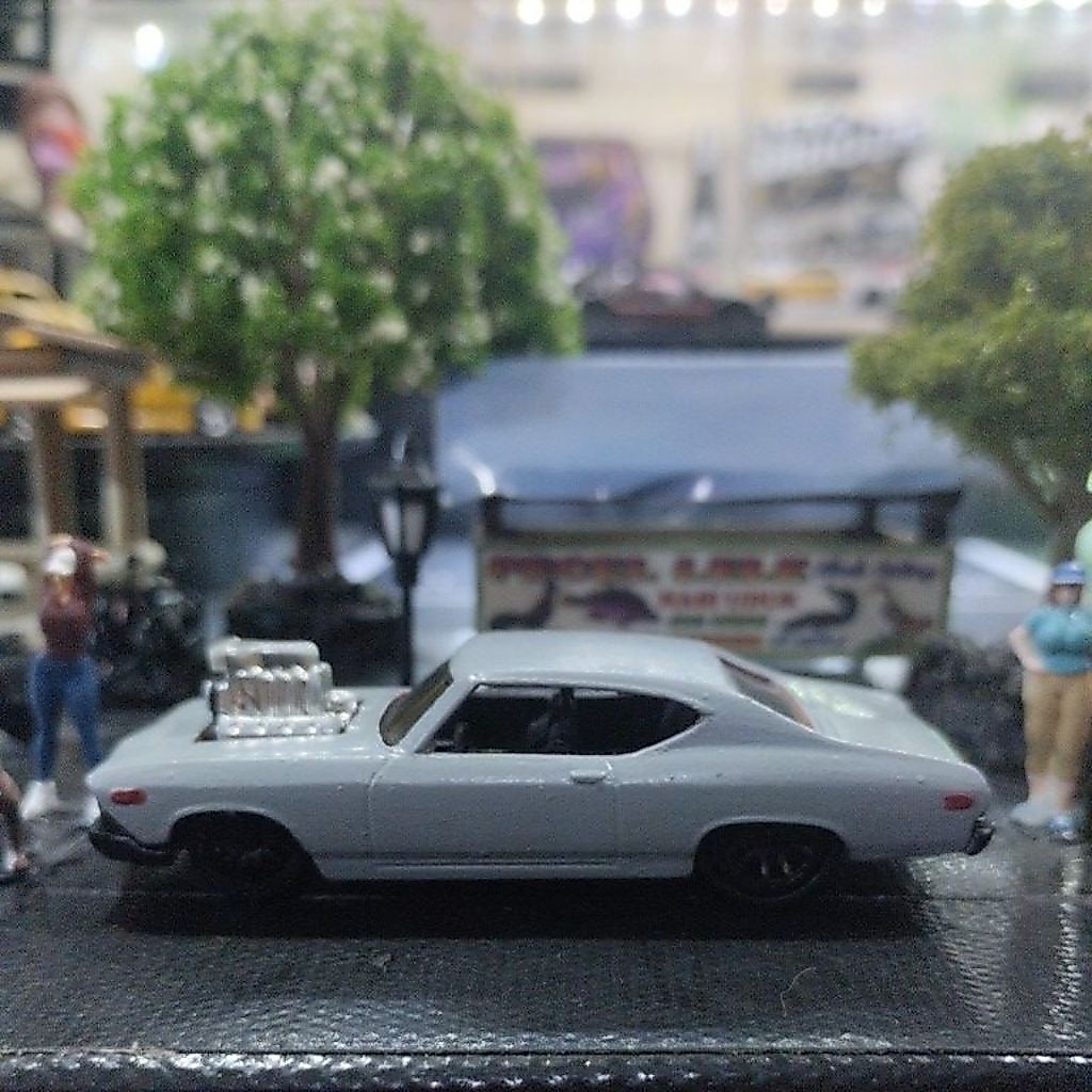 HOT WHEELS LOOSE DODGE CHARGER CUSTOM CAT SWAB BAN KARET