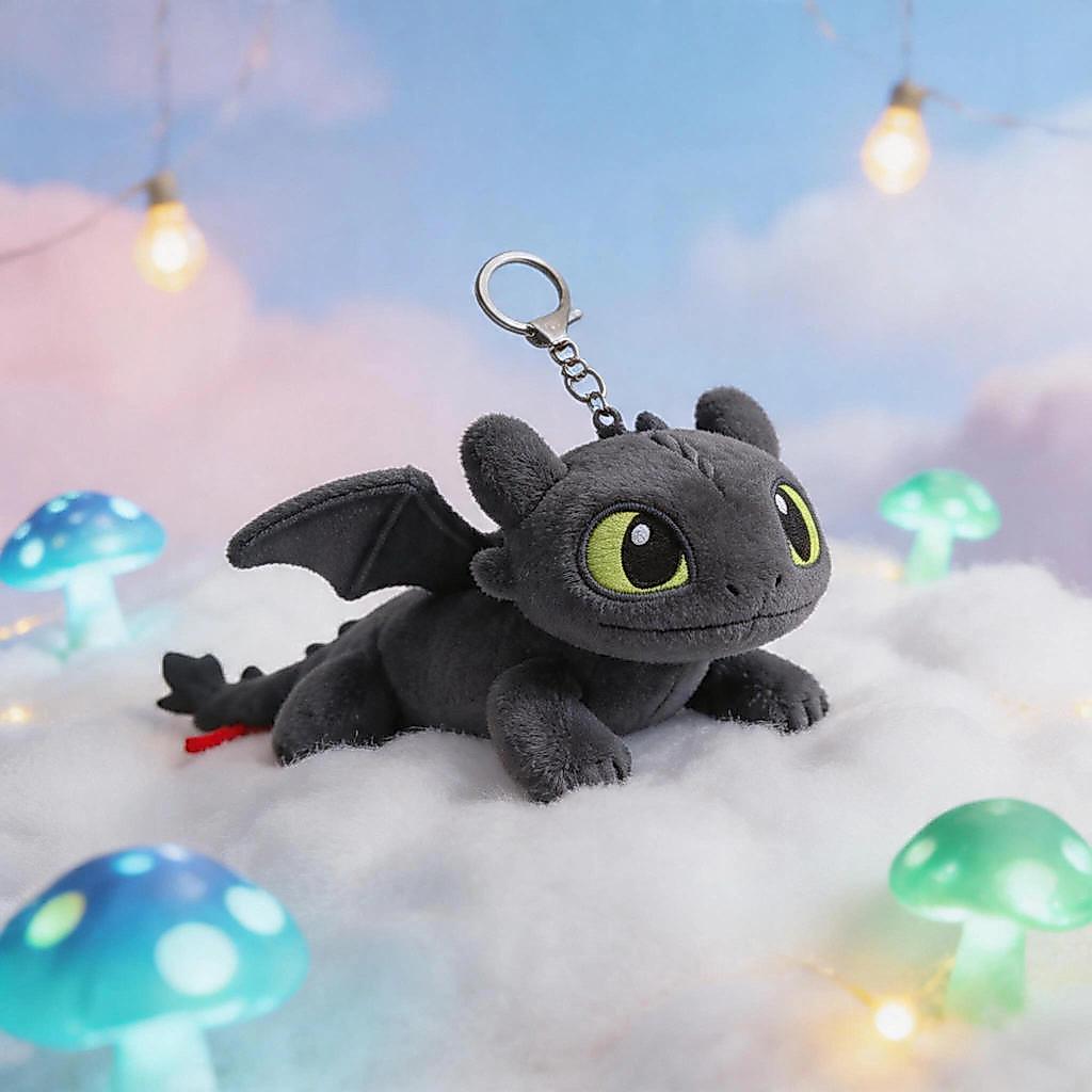 Toothless Black Dragon Animal Toy Cute Cartoon Backpack Buddy School Accessory Birthday Gift Hot Sal