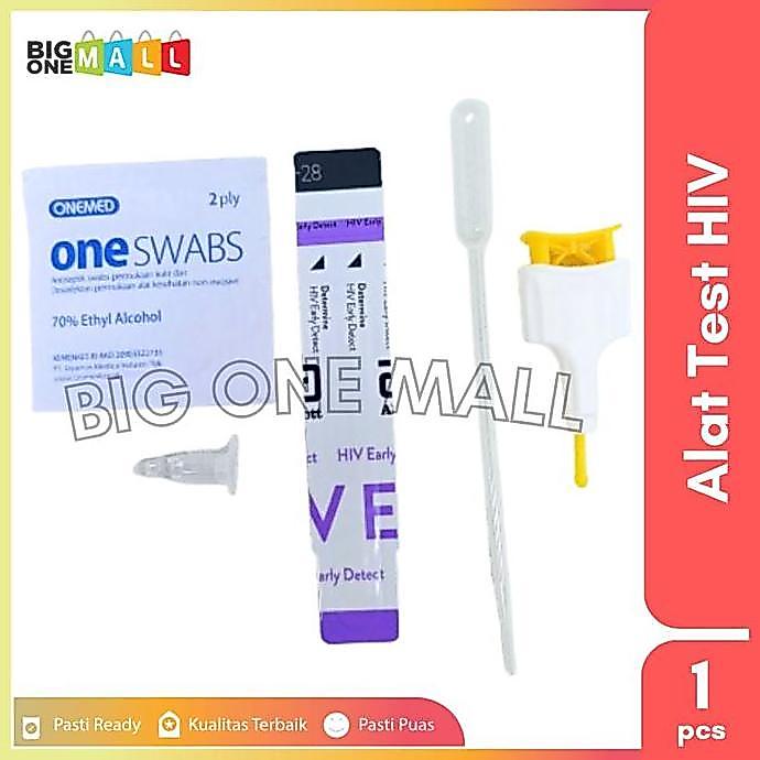 Test HIV Abbott 1 Set Lengkap Mandiri Generasi 4.0 Abbott Early Detect AKL Kemenkes Alat Tes HIV