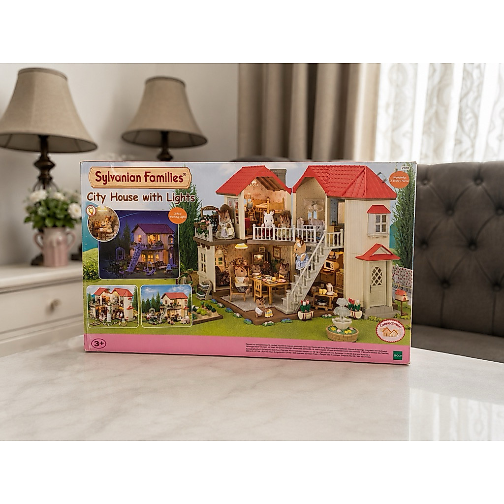 preloved sylvanian house rumah sylvanian redroof city house