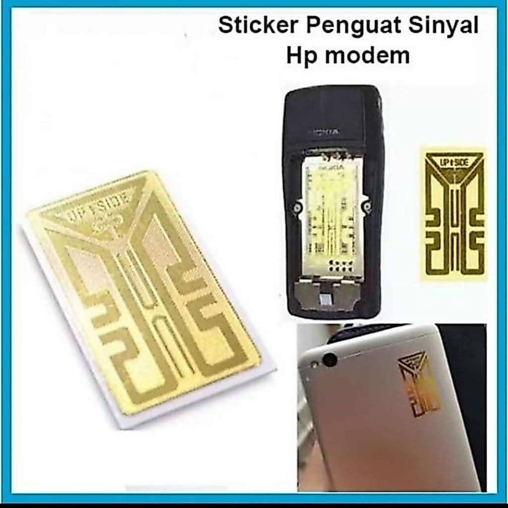 Stiker penguat sigyal GEN X PLUS booster antena signal hp android gsm smartphone