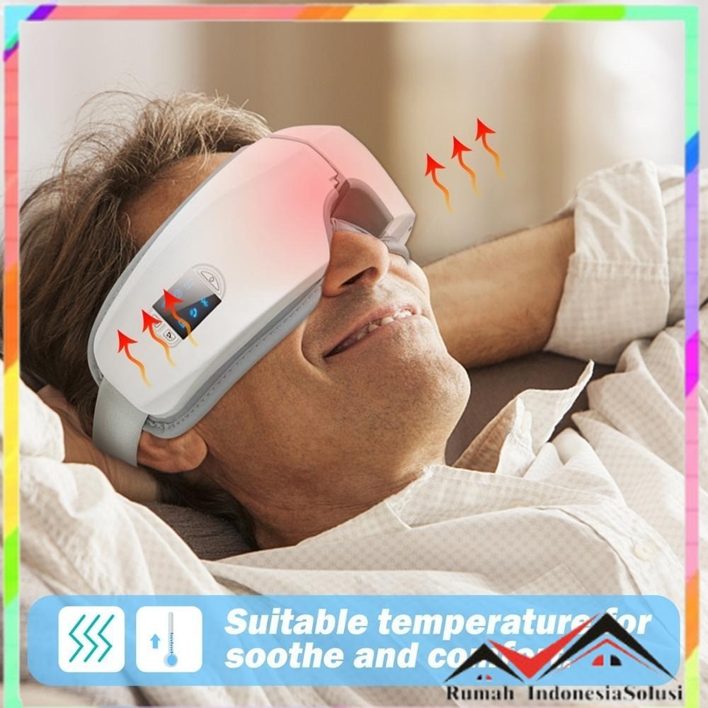 

- Mito Alat Pijat Kompres Mata Smart Airbag Bluetooth Music - JB-018 -