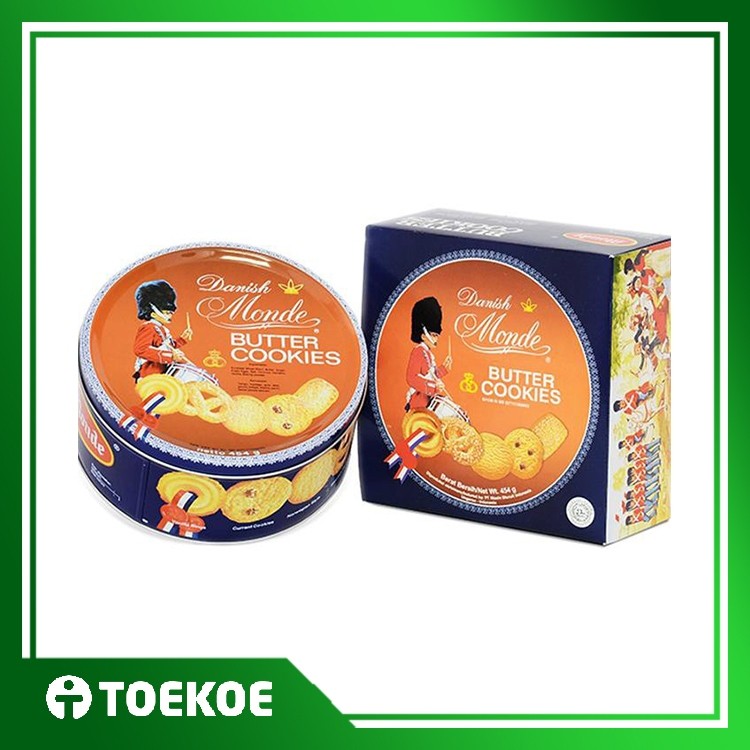 

TOEKOE Biskuit Kaleng Monde Butter Cookies 454 gr / Kaleng