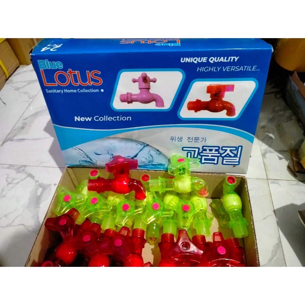 Kran air plastik keran transparan pvc LOTUS