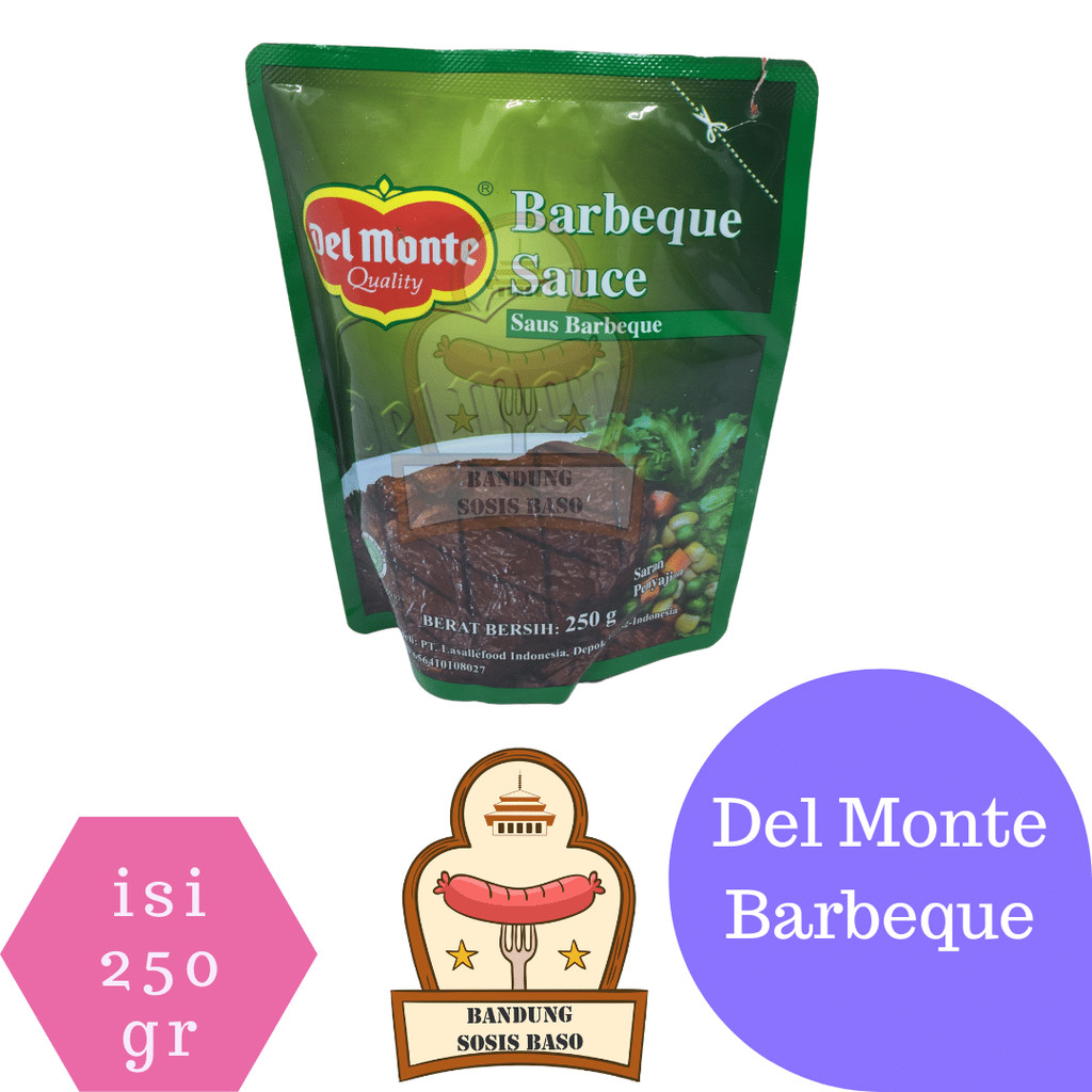 

Saus Barbeque Del Monte 250gr - Bumbu Olesan & Cocolan Praktis untuk Bakaran