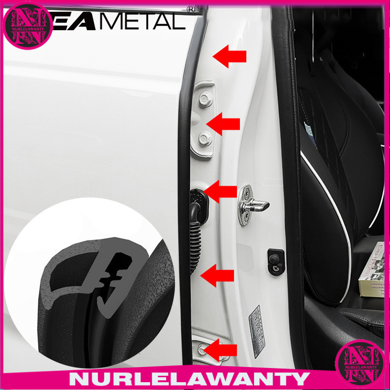 

- SEAMETAL Karet Pelindung Pintu Mobil Rubber Strip Soundproof 2M - SMT-2 -