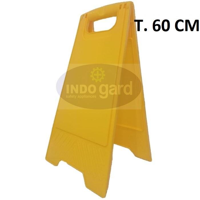 

Custom Logo Sign Wet Floor Warning LALIN Pembatas Peringatan Papan Lantai BAsah Licin Cleaning