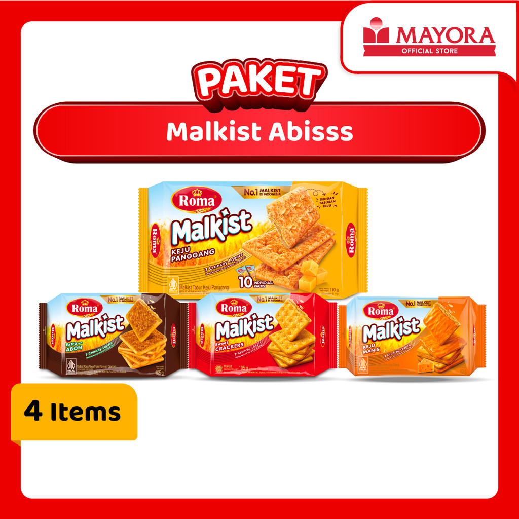

Paket Mayora Biskuit Malkist Abisss