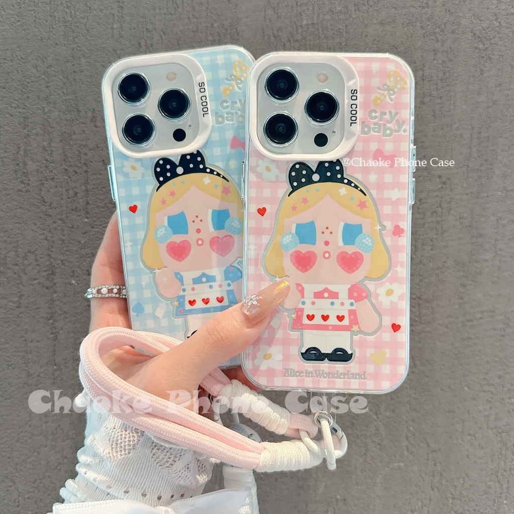 Kasus ponsel dengan tali gantung untuk OPPO A16 A18 A60 A54 A15 A3S A5S A17 A53 A57 A58 A5 2020 Reno