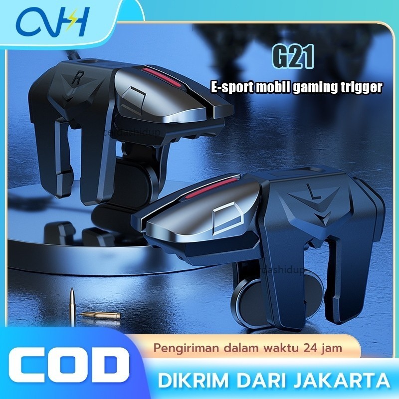 G21 Trigger Pubg FF Fps L1 R1 Gaming Six Finger Trigger Gaming