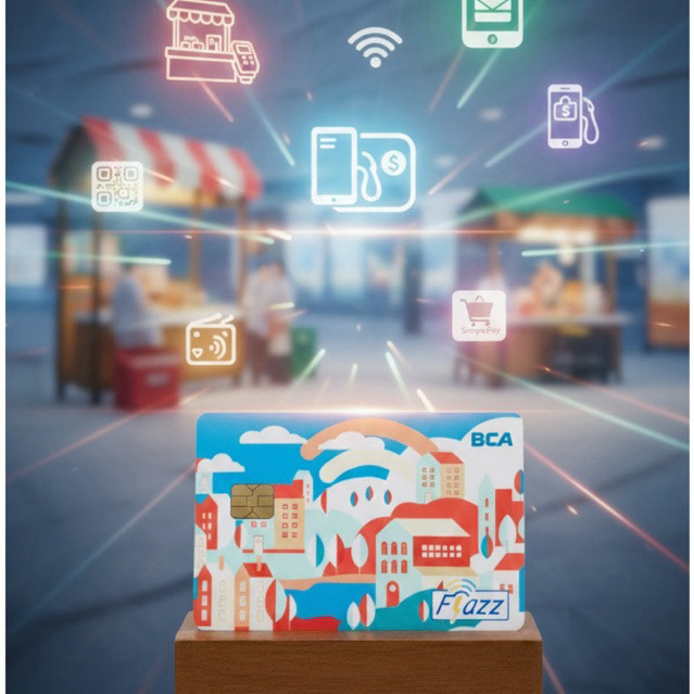 GARDESHOP.ID Kartu Flazz BCA Gen 2 NFC Multifungsi | Flazz BCA Gen 2 Termurah | e-Money e-Toll Flazz