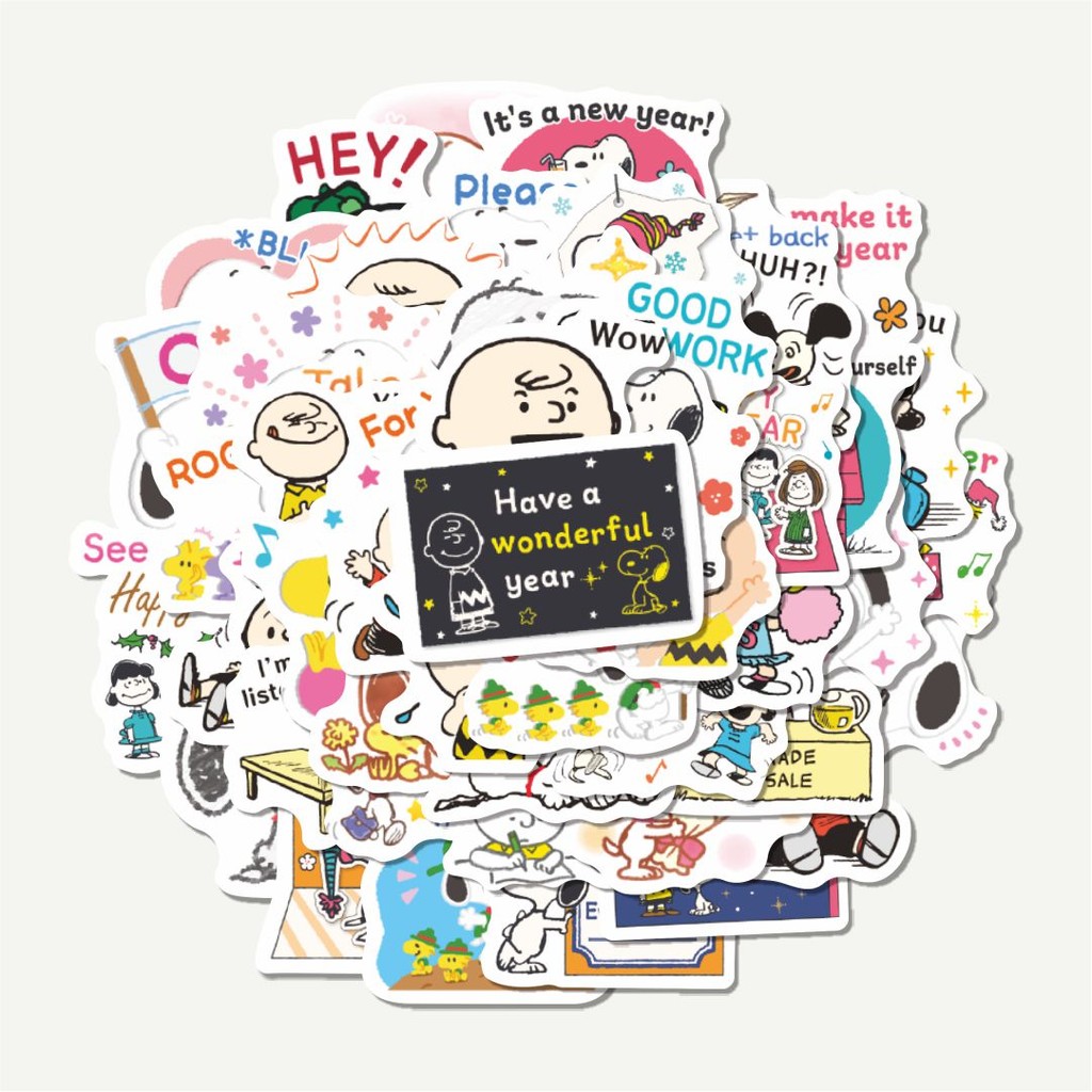 

Sticker Pack Stiker Kartun Snoopy V11 | Sticker TUMBLR | Stiker LAPTOP KOPER HELM