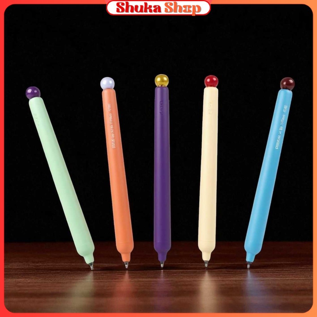 

Kaco Popup Pena Pulpen Gel Quick Dry Black Ink Vintage 0.5mm 5 PCS - K1062