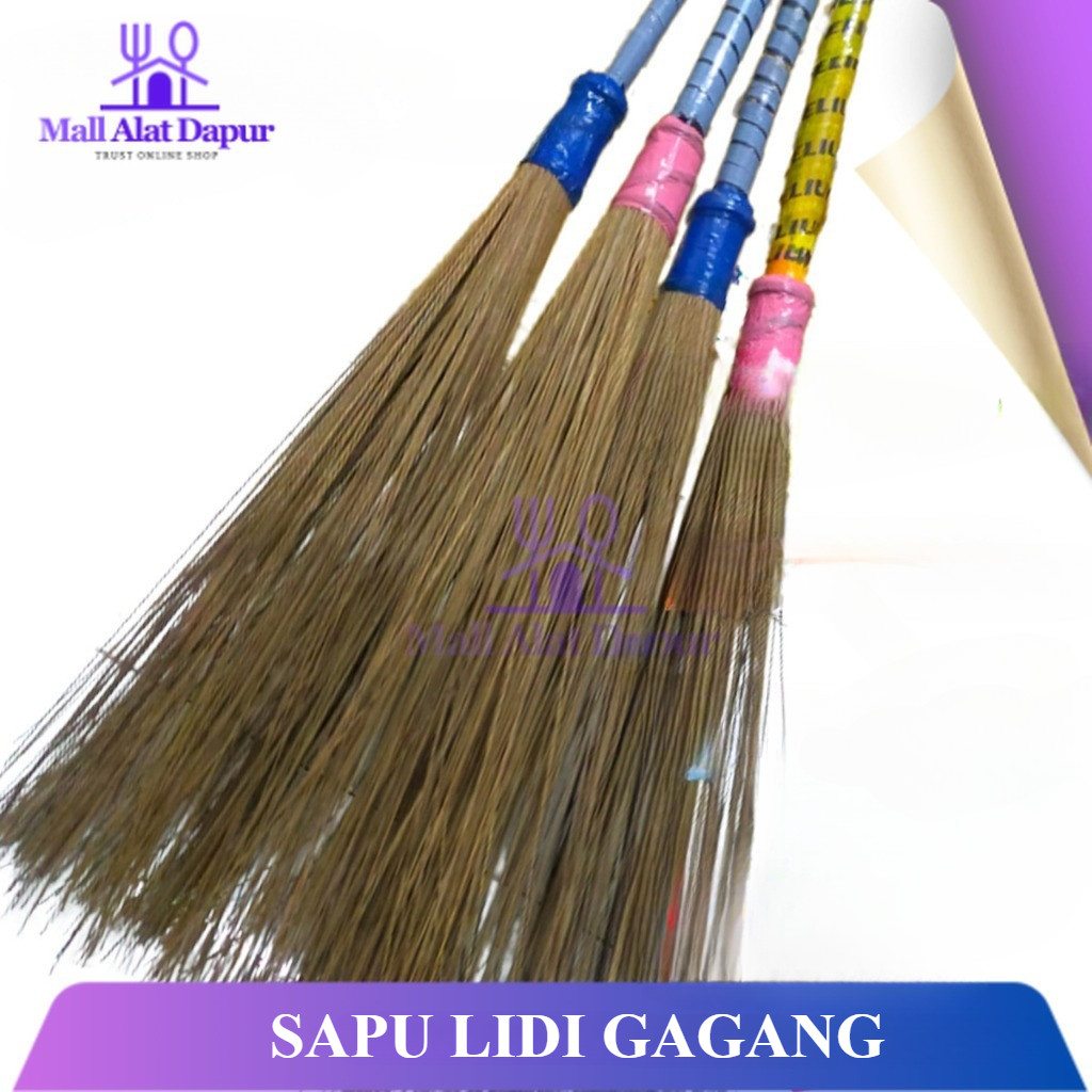 Sapu Lidi Gagang/Sapu Lidi Taman Gagang Bambu/Sapu Lidi Taman Besar/Sapu Lidi Jumbo