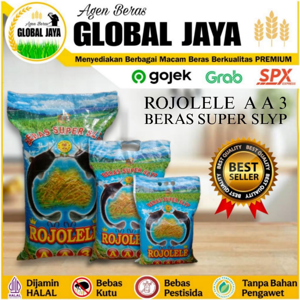

Beras Rojolele A3 5kg 10 kg dan 20kg
