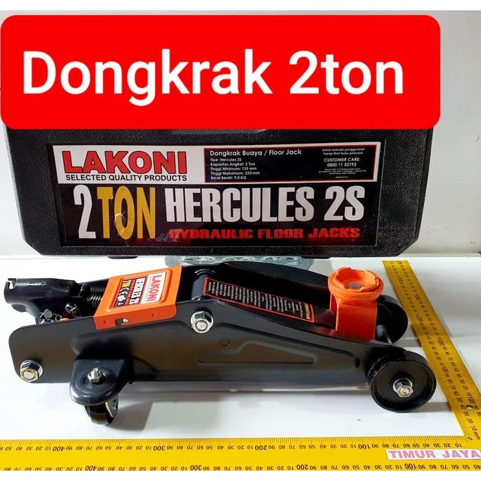 [TERLARIS] Dongkrak Buaya 2 Ton Lakoni Hidraulyc Floor Jack Hercules 2S Tekiro