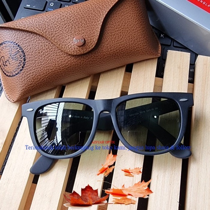 cod Kacamata Rayban Wayfarer Size 54 Matte Back