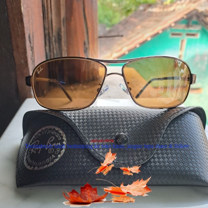 kacamata rayban rb 33 43 frame coklat kaca coklat