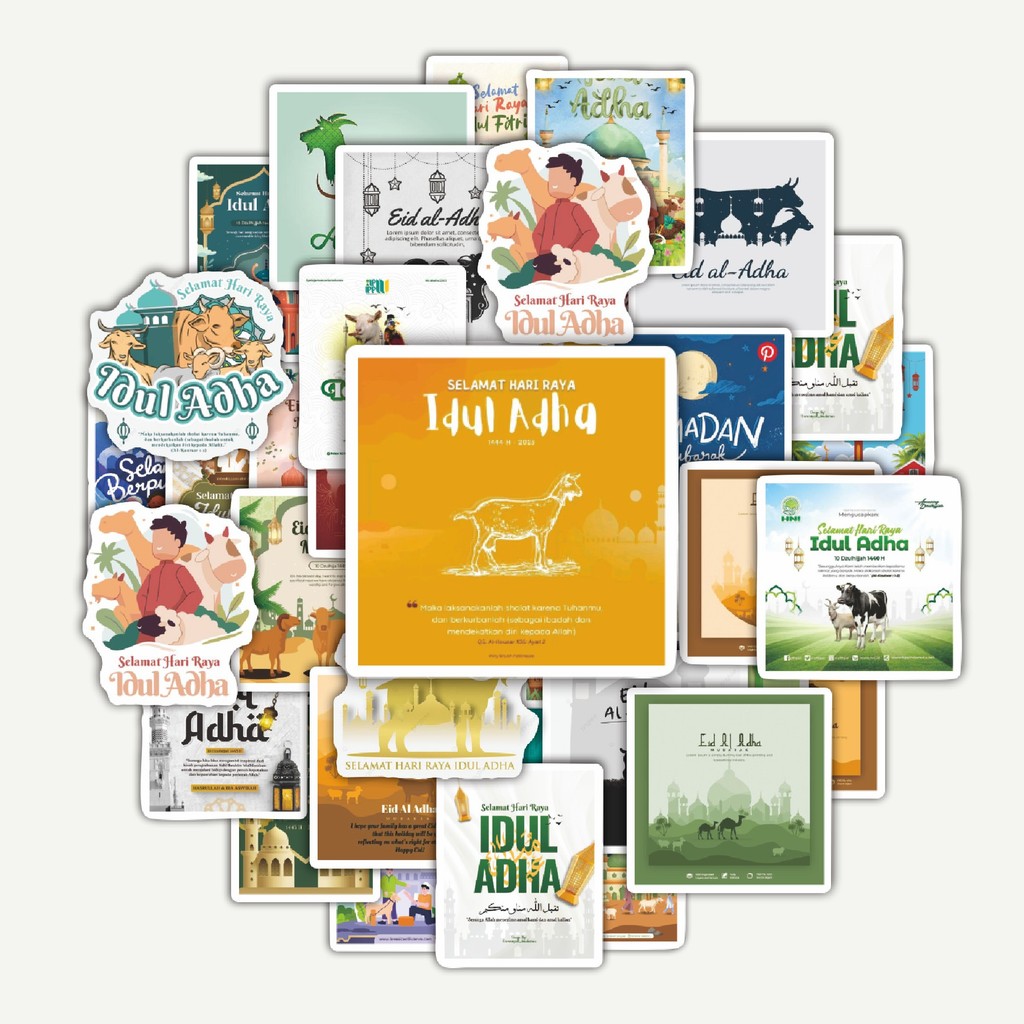 

Sticker Pack Stiker Tema Idul Adha V3 | Sticker TUMBLR | Stiker LAPTOP KOPER HELM