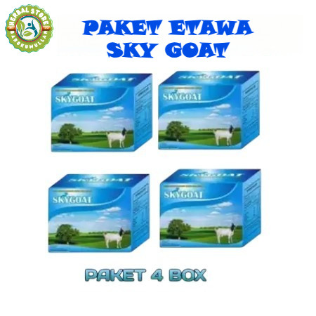 

SKYGOAT | Susu Kambing Etawa Original Paket 4 Box | Susu Kambing SKygoat Full Cream