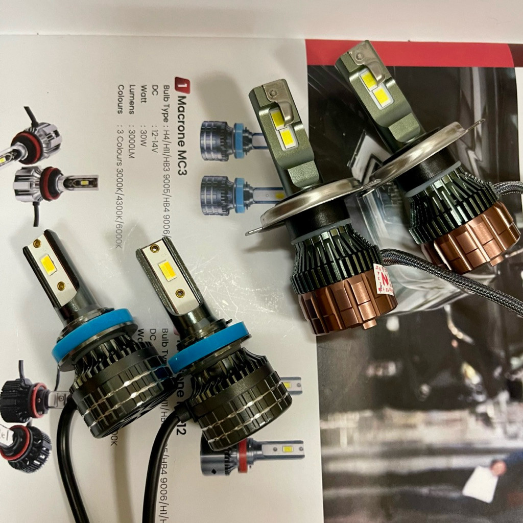 lampu mobil led daihatsu ayla lampu utama 50 watt dan foglamp 35 watt putih lampu depan fog 3 warna 