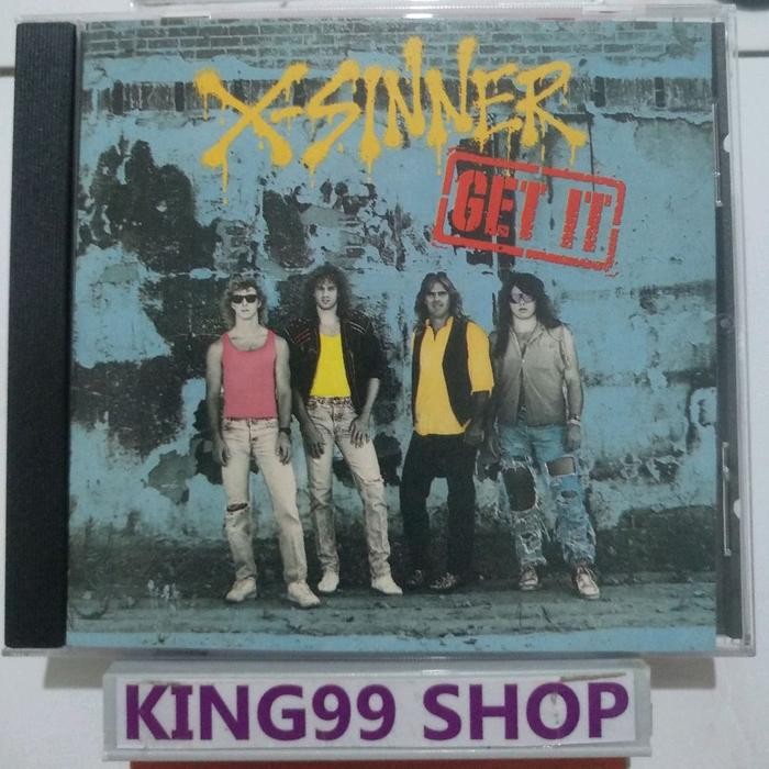 CD X-SINNER - GET IT. trixter bon jovi journey crazy lixx white lion firehouse cinderella whitesnake
