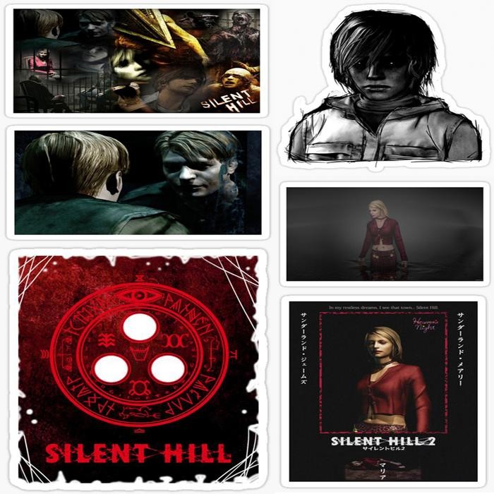 

Sticker Print Cutting Game Silent Hill