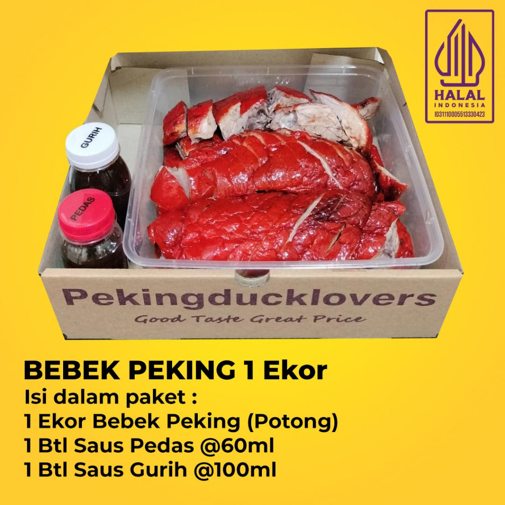

BEBEK PEKING PANGGANG (POTONG)