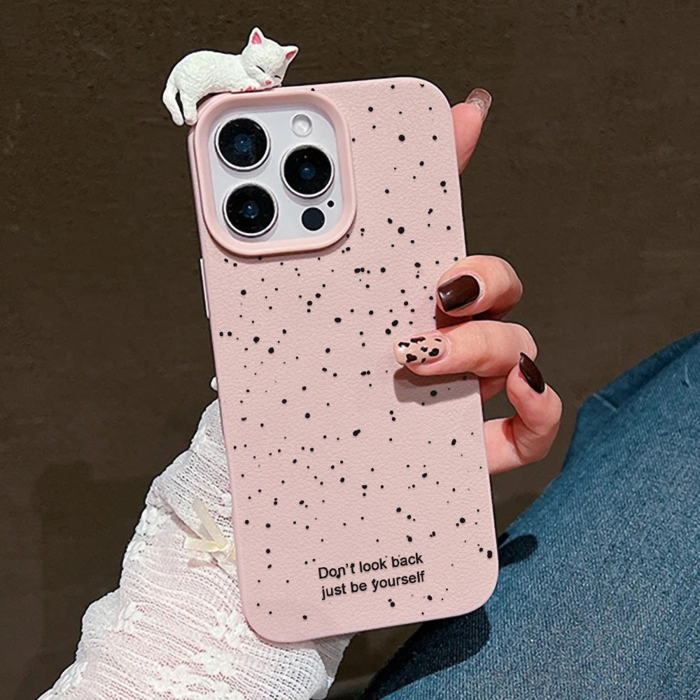 case iphone pink lucu untuk iphone 11 13 12 16 15 14 pro Max XR XS Max Aksesoris kucing kartun case 