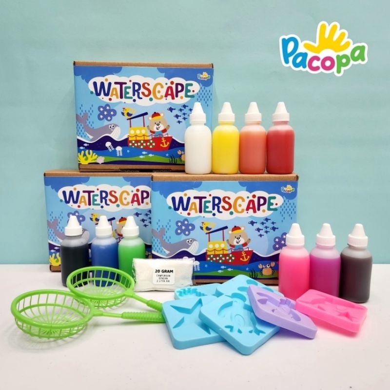 [PACOPA] Mainan Edukasi Waterscape Mainan Jelly Ajaib DIY