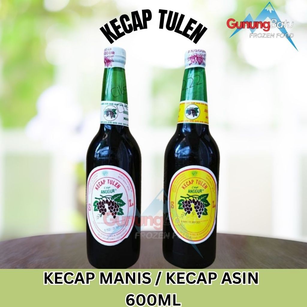 

KECAP TULEN CAP ANGGUR KECAP MANIS & KECAP ASIN CAP ANGGUR 600 ML