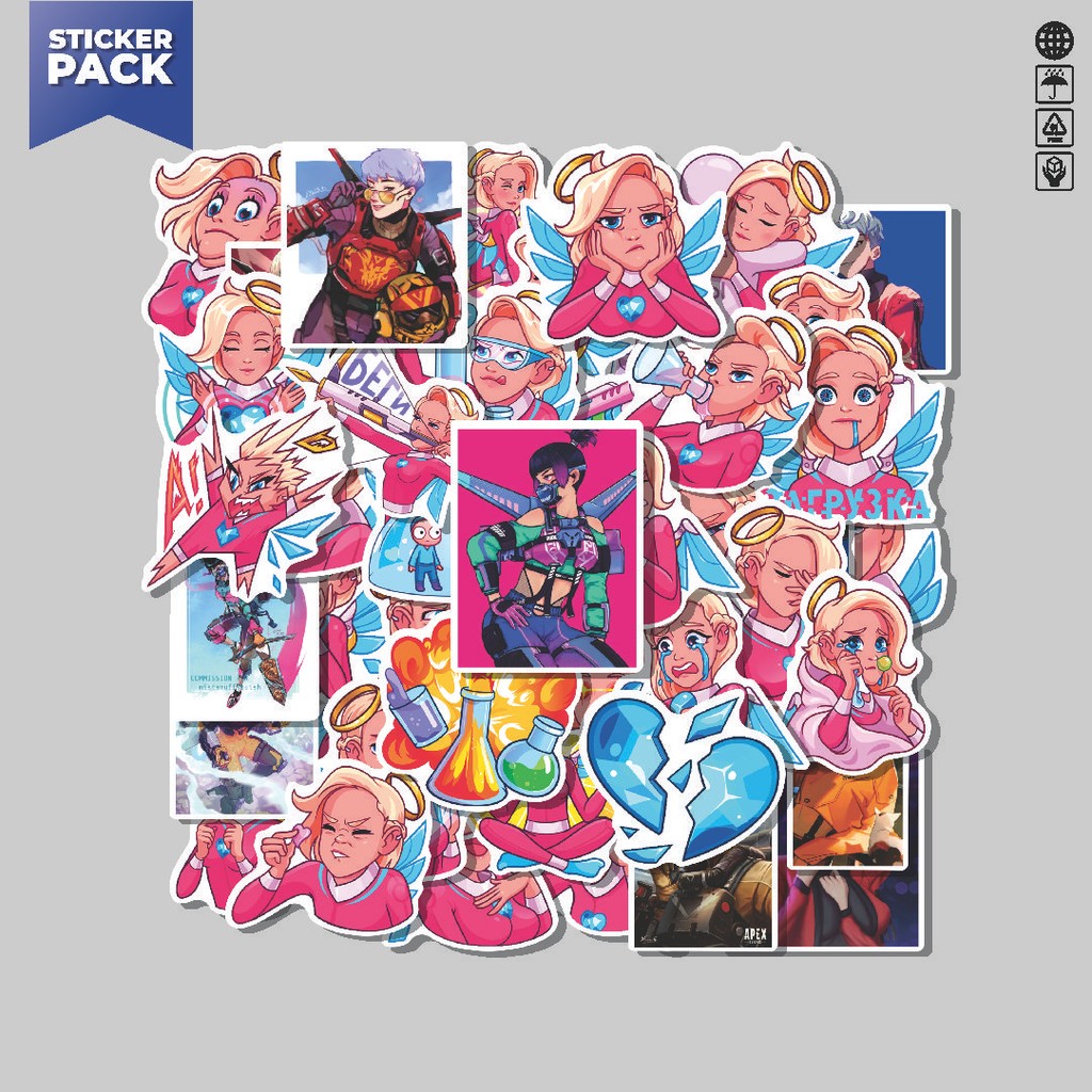 

[100PCS]Stiker Pack Stiker AURORA'S Aesthetic Vinyl Anti Air Dekorasi Sticker Laptop Buku Journal Koper Helm Casing HP Gitar Helm Skateboard