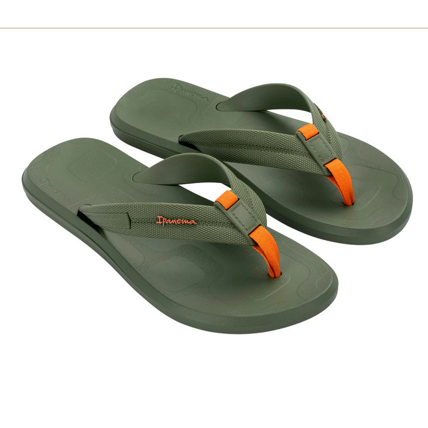 Sandal Jepit Pria Ipanema Urban Thong Ad Green/Orange