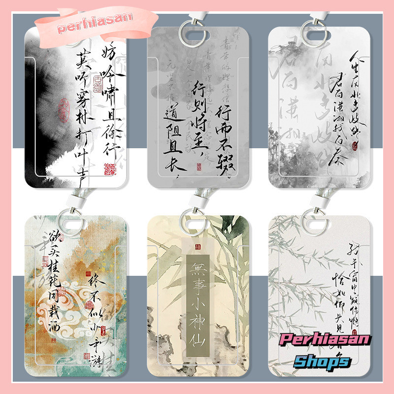

【Perhiasan Shops】ID CARD HOLDER MOTIF KAWAII TEMPAT KARTU PHOTOCARD PHOTO CARD Dilengkapi Dengan Tali Tangan Berkualitas Tinggi Mendukung Diskon Untuk Pembelian Grosir,Kaligrafi Gaya Kuno Tionghoa