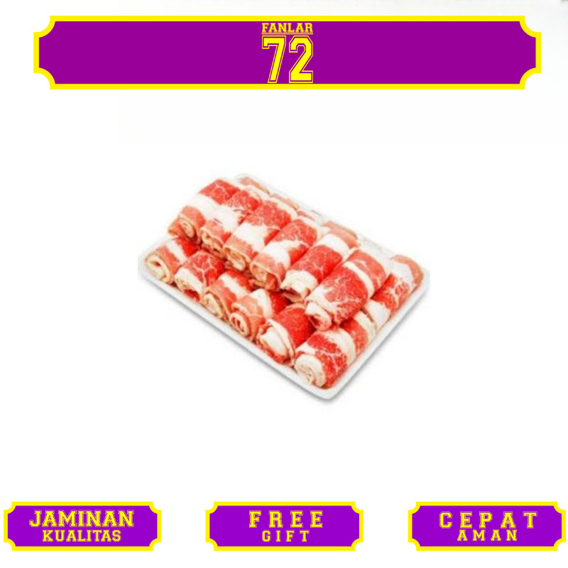 

Daging Sapi Lapis US Sliced Beef / US Shortplate Beef Slice 500gr