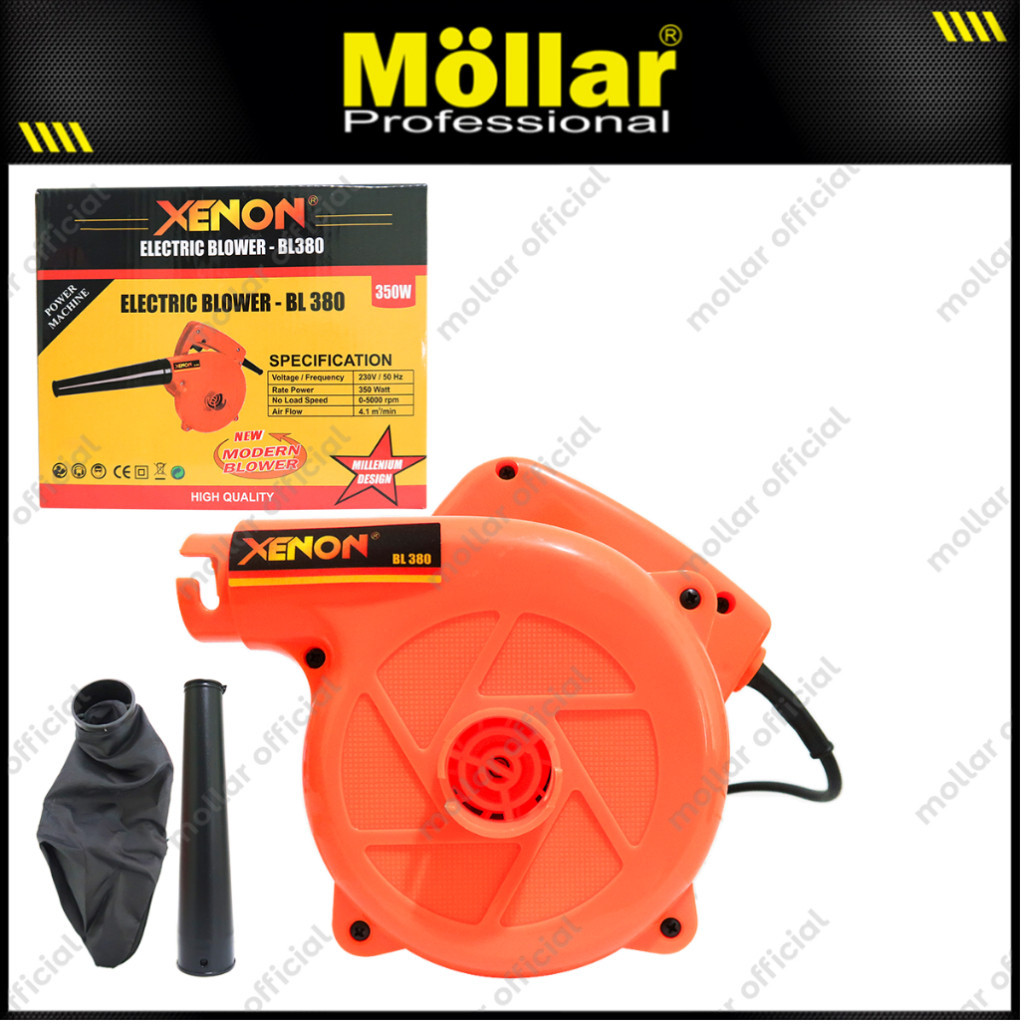 Hand Blower Angin XENON BL380 Alat Mesin Blower Tangan Listrik Peniup Debu Tiup Udara Angin Blower