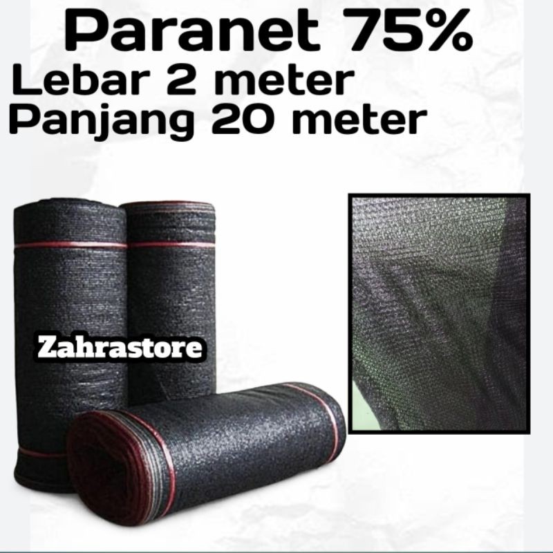 Paranet 75% Lebar 2 meter panjang 20 meter