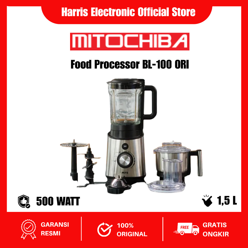 MITOCHIBA MITO FOOD PROCESSOR BL100 BL 100 OMNI BLADE MITO Blender BL100 Food Processor BL-100 ORI