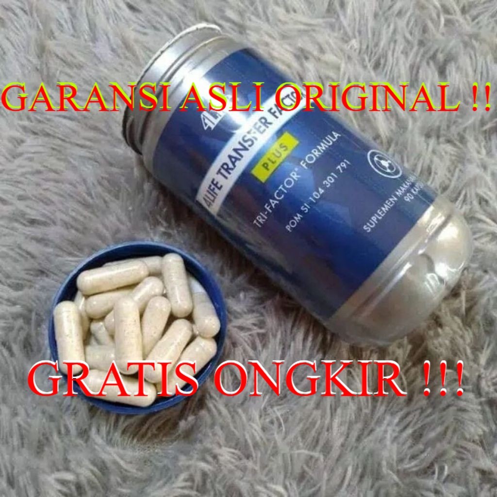 TF Tranfer Factor ORIGINAL TF PLUS Suplemen Imun Manusia bisa untuk Vitamin Anabul Kucing Anjing Hew