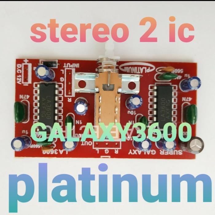 super galaxy dms la3600 2 ic stereo super gigabass bass platinum galaxi loudness la 3600 penambah su