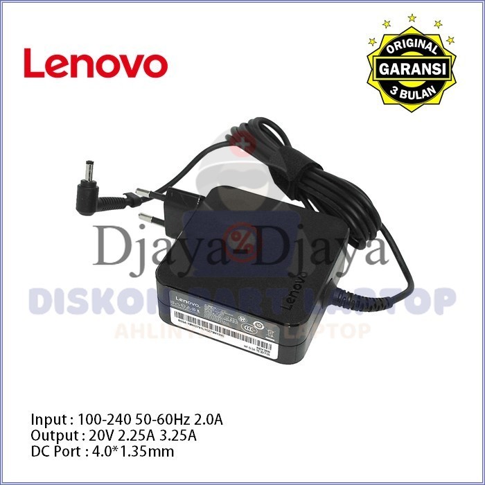 PromoORI Charger Laptop Lenovo Ideapad 100 110 120 130 S145 310 310S 320 320S 330 330S 510 Slim 3 Sl