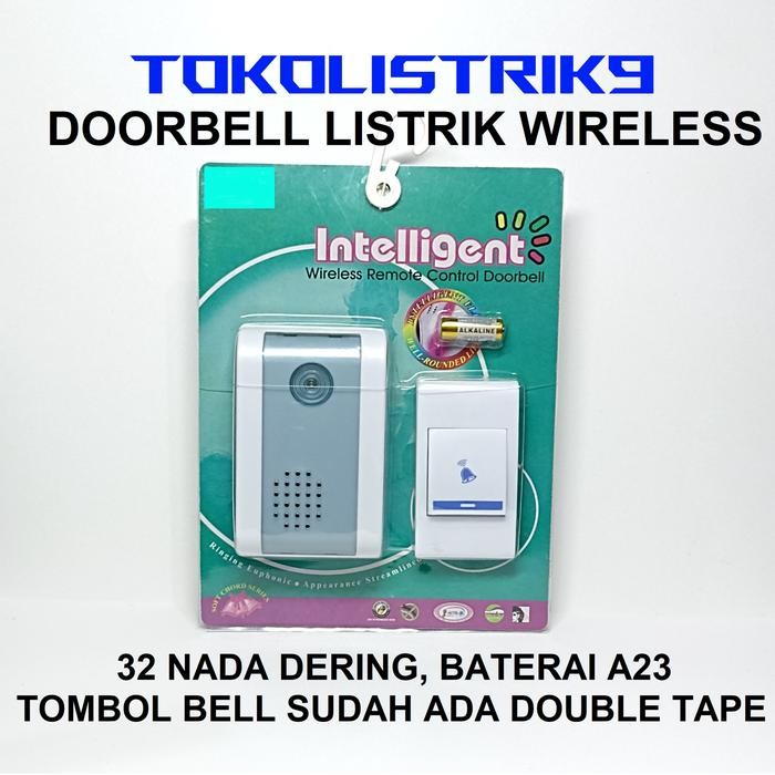 Doorbell Wireless/Door Bell/Doorbell Listrik/DoorBell Wireless Listrik