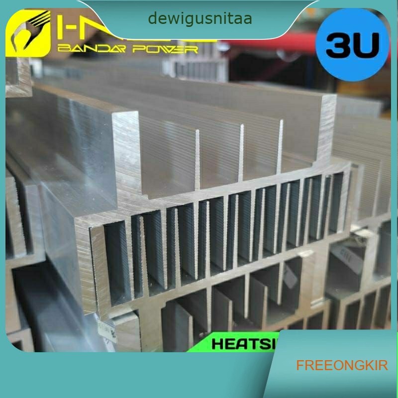 Heatsink / pendingin 3u 30cm super tebal 8mm