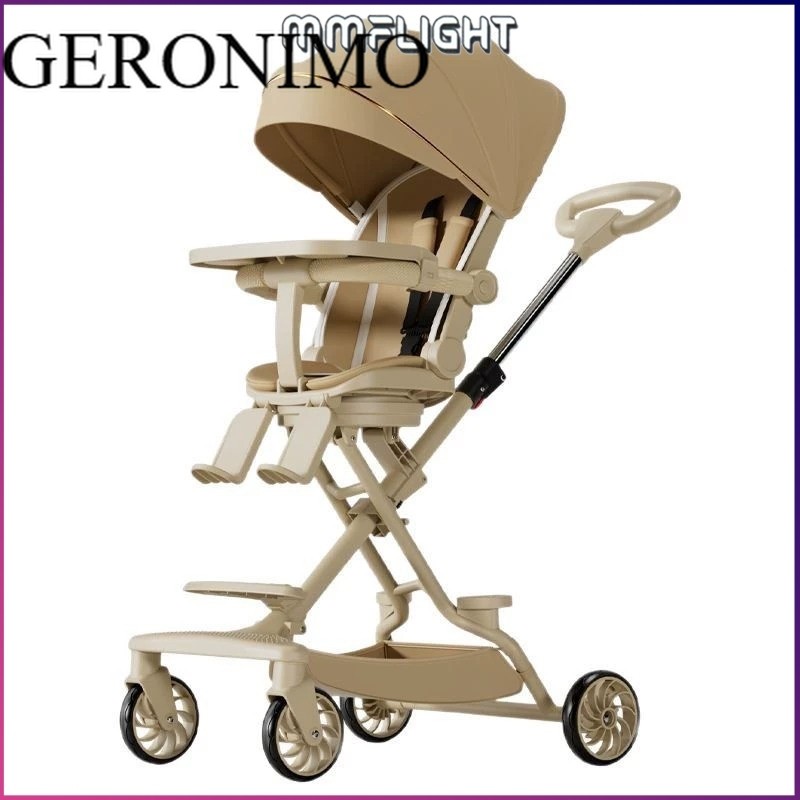 [ GERONIMO ] Mmflight Stroller Anak Stroller Bayi Lipat Travelling Kereta Dorong Bayi 2 Arah 0-5 Tah
