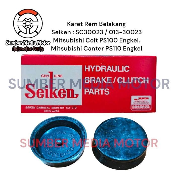 Seiken Seal Karet Rem Belakang SC30023 / 010-30023 Mitsubishi Colt PS100 Engkel, Mitsubishi Canter P